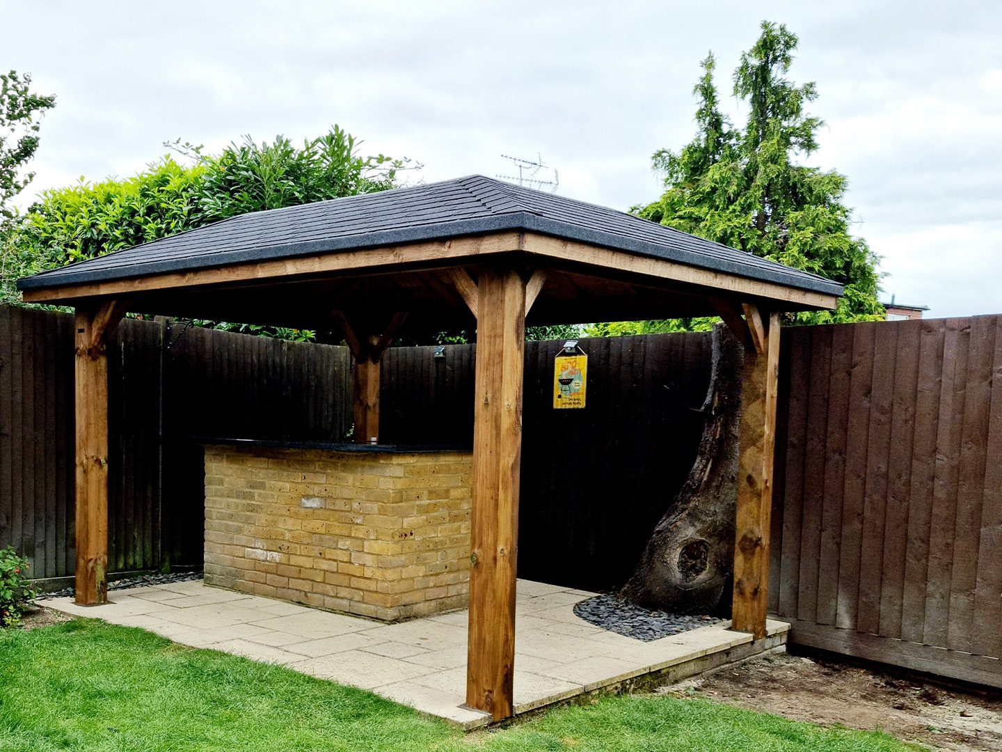 Bespoke timber gazebo