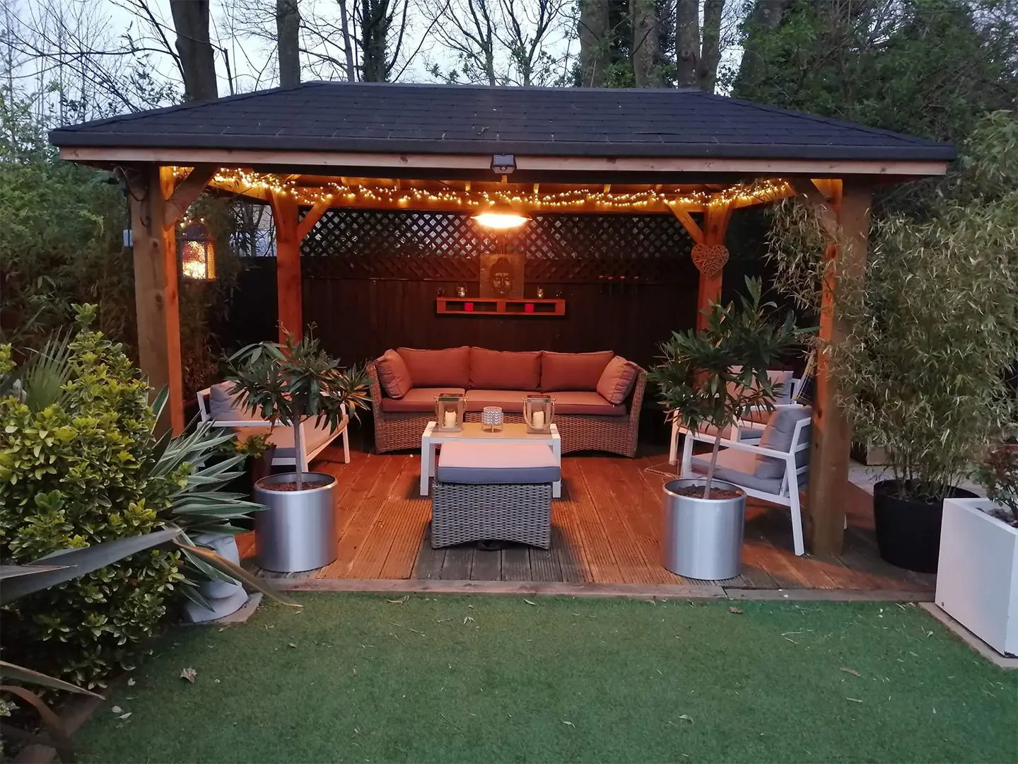 Bespoke timber gazebo