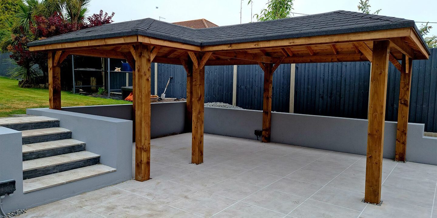 Bespoke timber gazebo