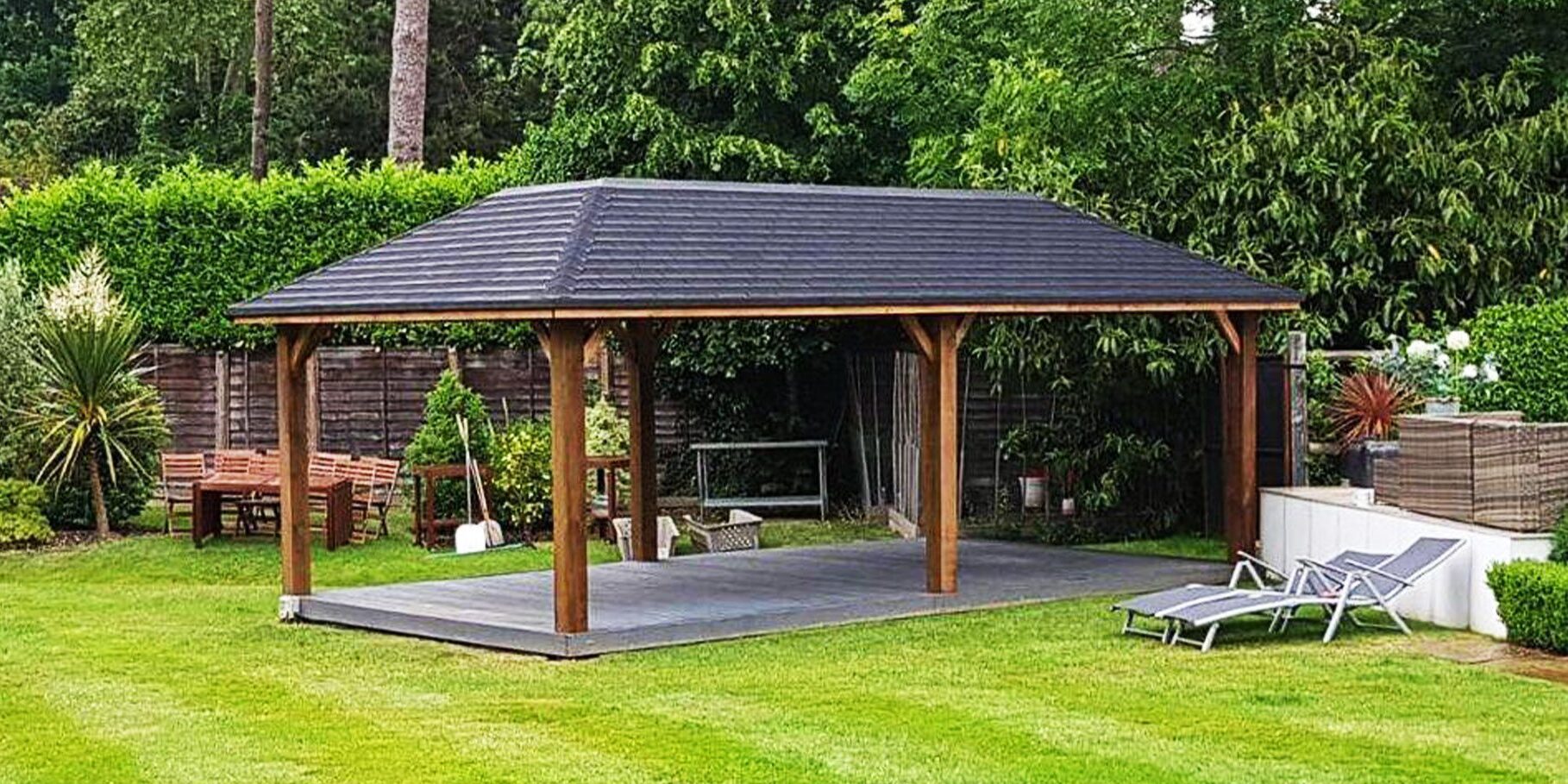 Bespoke timber gazebo